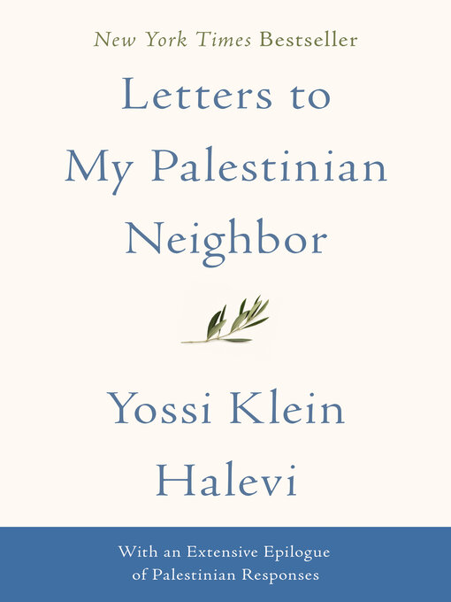 Cover of Letters to My Palestinian Neighbor